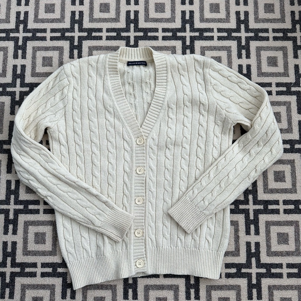 Brandy Melville Sweater Brandy Melville Cable Knit Cardigan Sweater